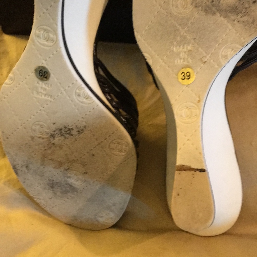 Chanel Camilla slide heel sandals 39 - Picture 7 of 7